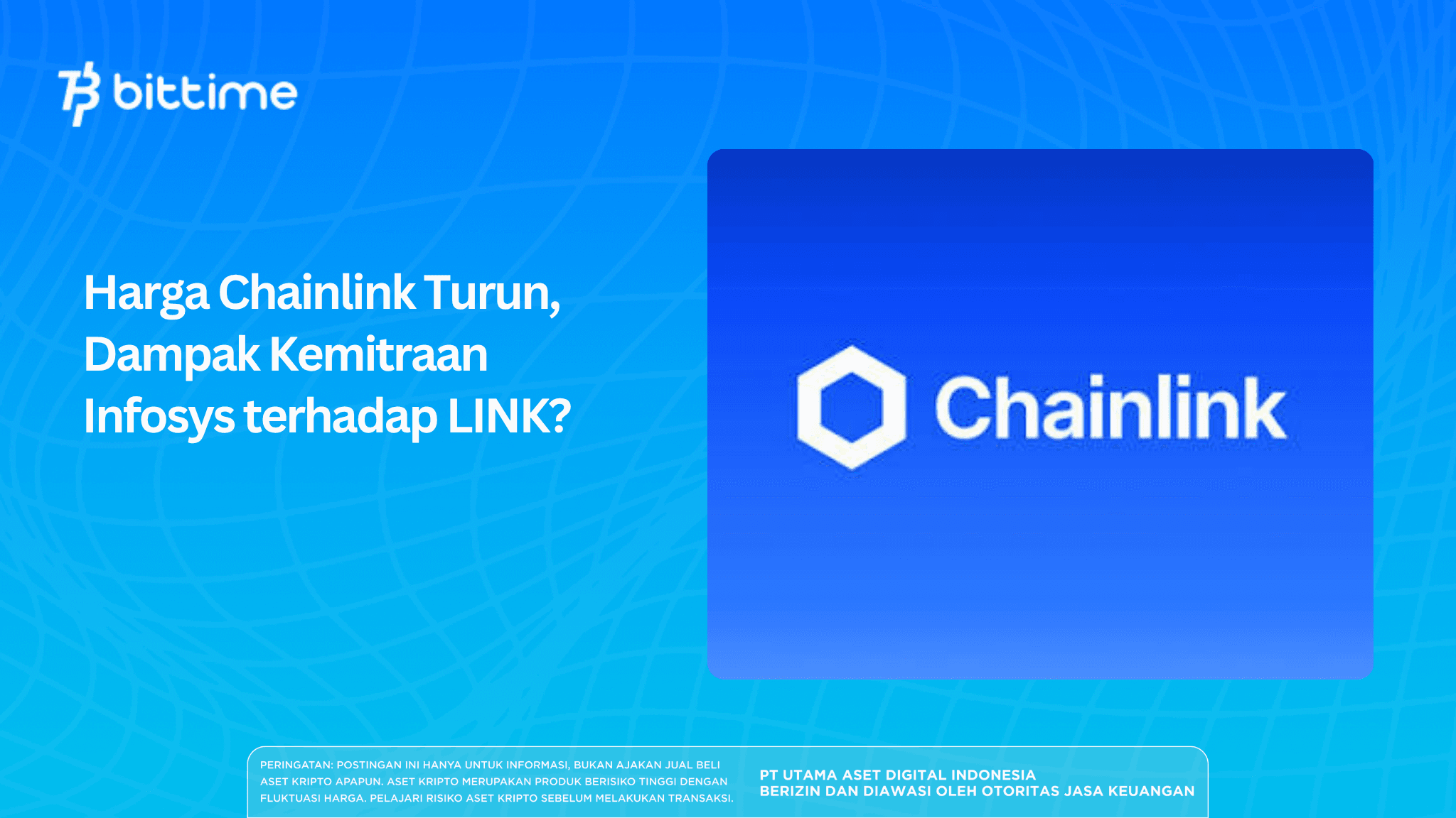 Harga Chainlink Turun, Dampak Kemitraan Infosys terhadap LINK?