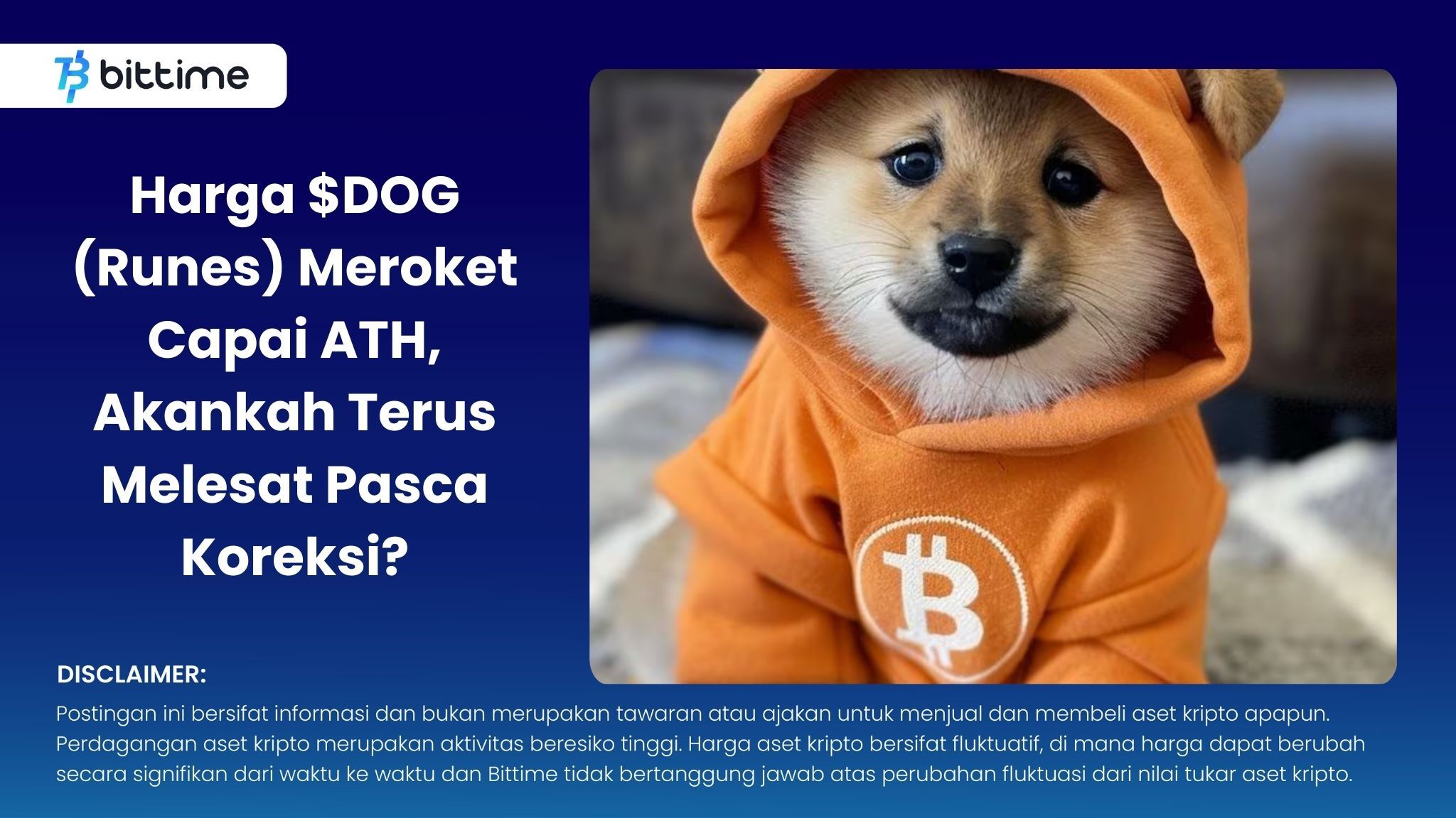 Harga $DOG (Runes) Meroket Capai ATH, Akankah Terus Melesat Pasca Koreksi?