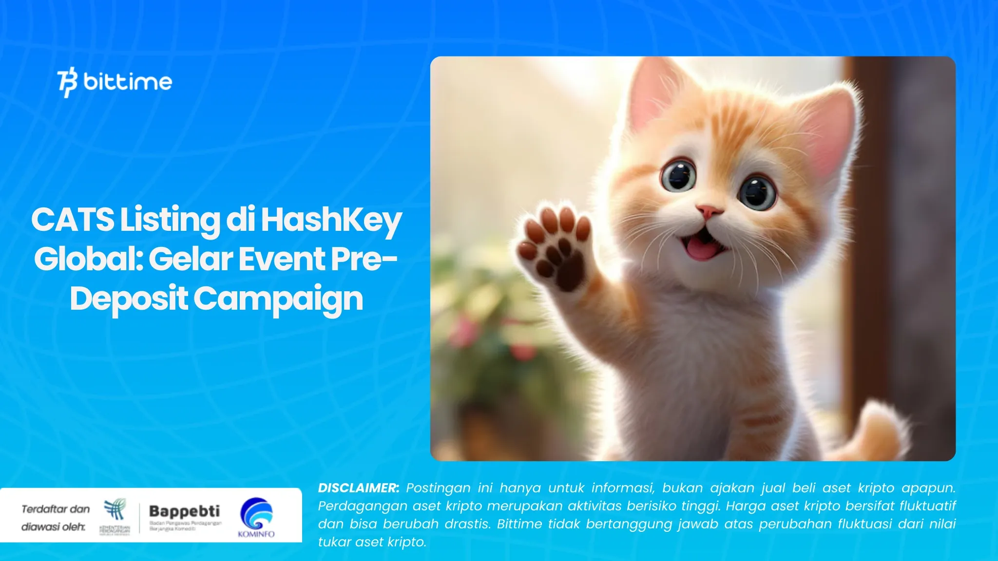 CATS Listing on HashKey Global Holds Pre-Deposit Campaign Event.