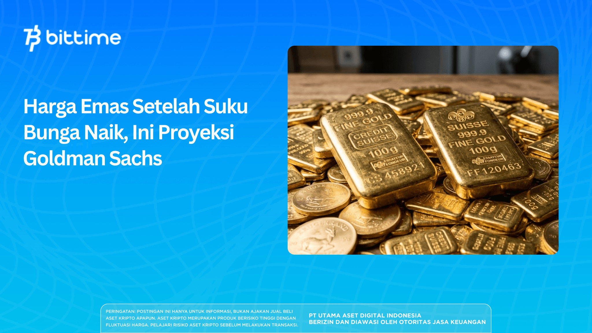 Gold Price After Interest Rate Hike, Here's Goldman Sachs' Projection