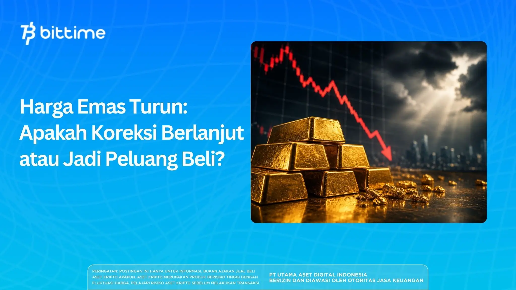Harga Emas Turun: Apakah Koreksi Berlanjut atau Jadi Peluang Beli?