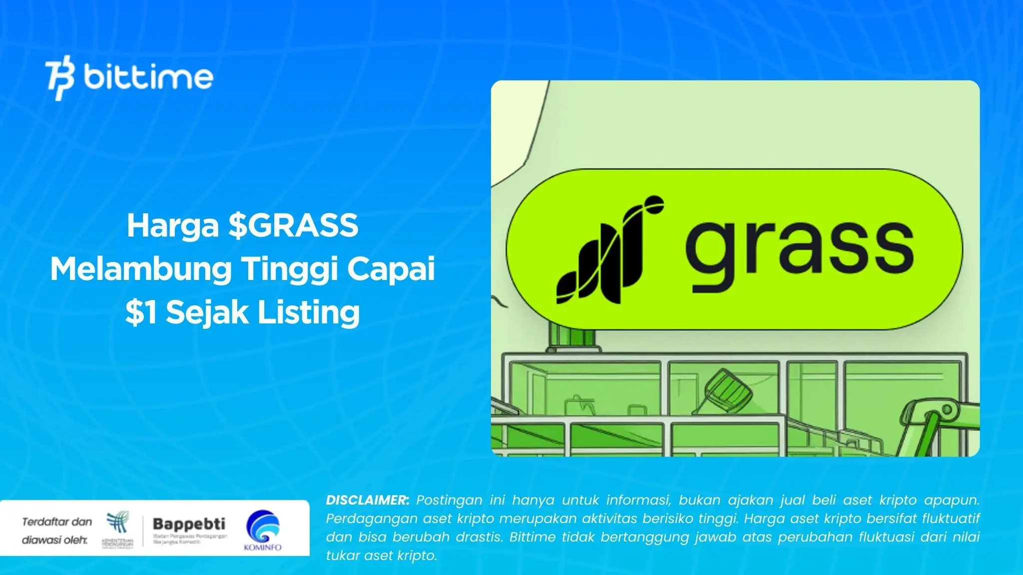 Harga $GRASS Melambung Tinggi Capai $1 Sejak Listing.webp