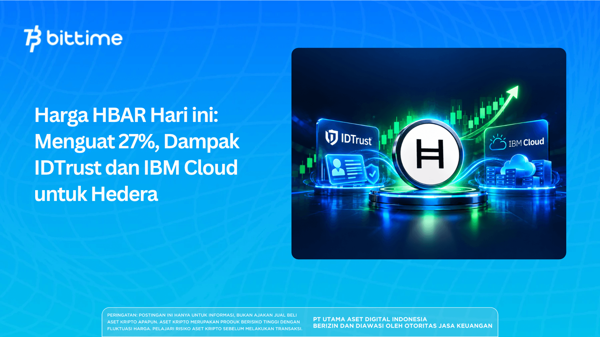 HBAR Price Today:Strengthening 27%, Impact of IDTrust and IBM Cloud for Hedera