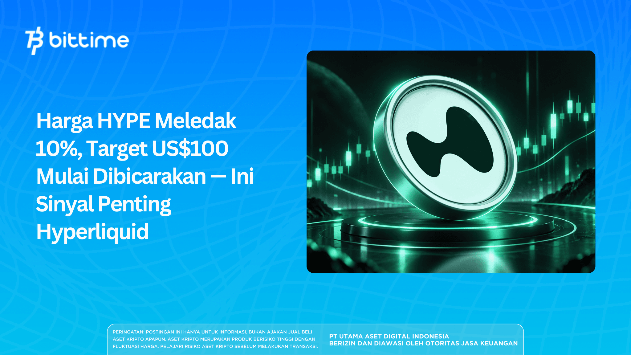 Harga HYPE Meledak 10%, Target US$100 Mulai Dibicarakan — Ini Sinyal Penting Hyperliquid