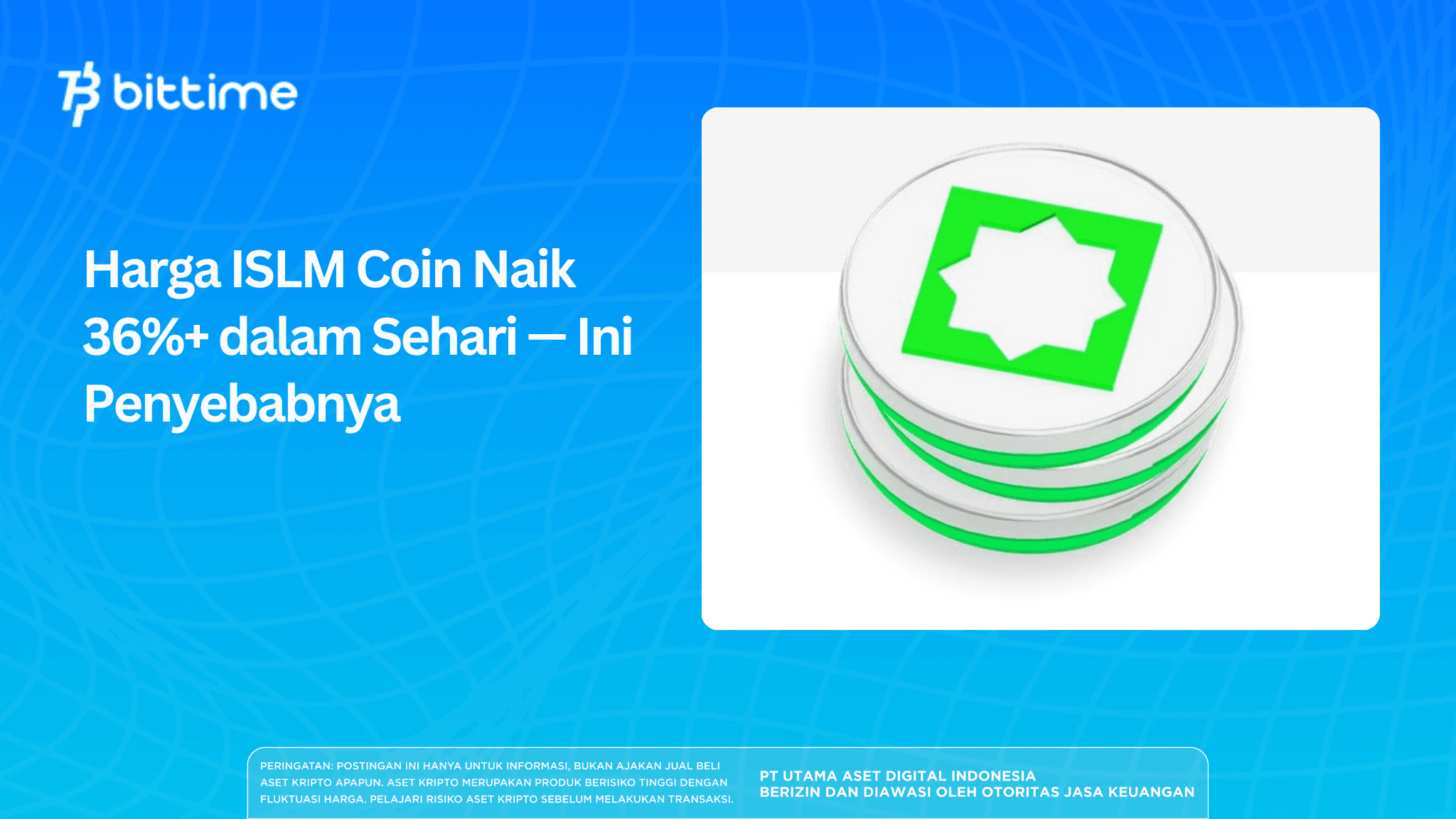 Harga ISLM Coin Naik 36%+ dalam Sehari — Ini Penyebabnya