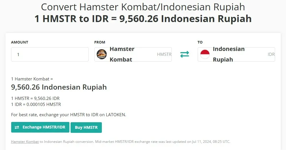 Harga Koin Hamster Kombat ke Rupiah - Bittime.webp