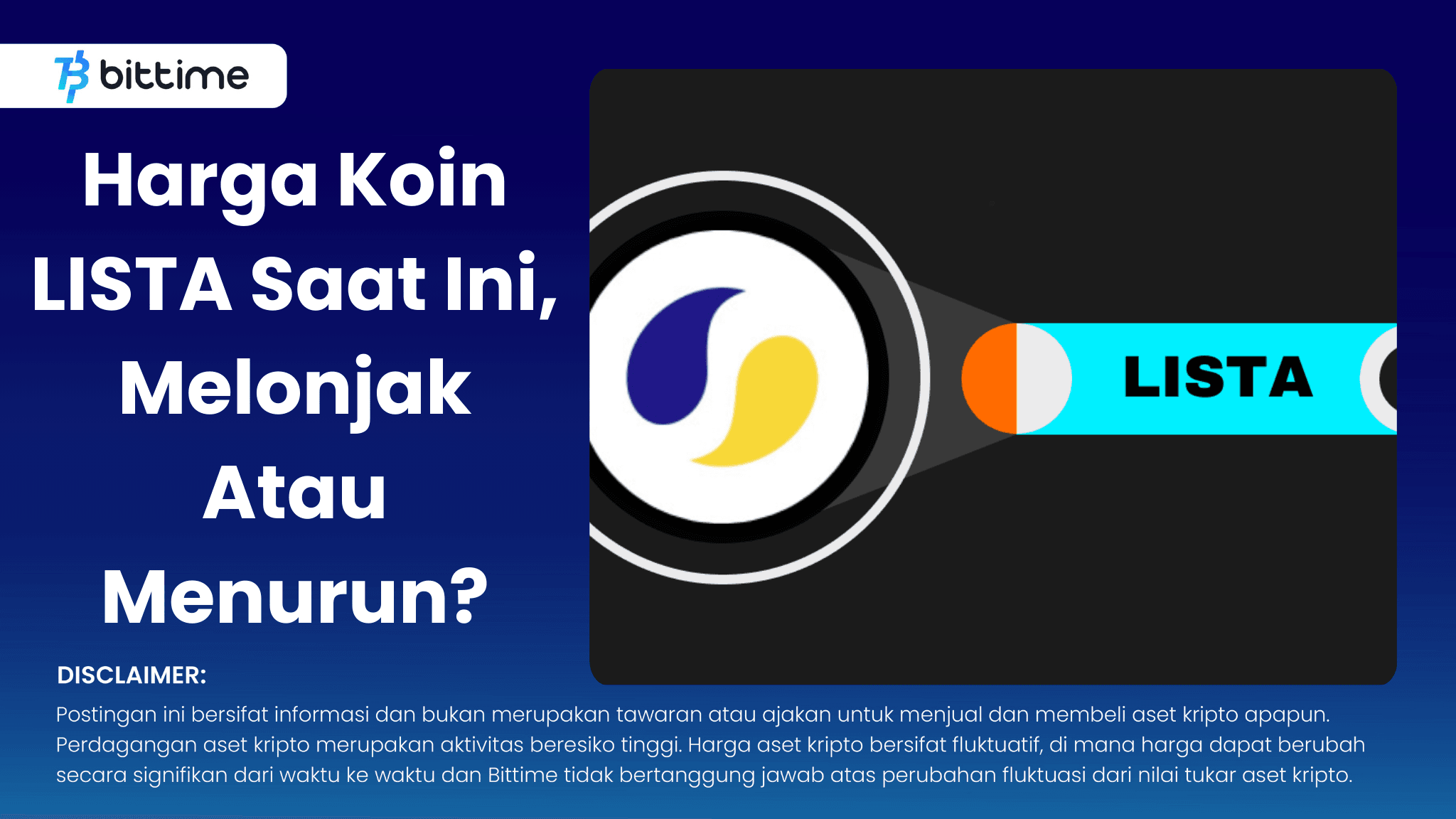 Harga Koin LISTA Saat Ini, Melonjak Atau Menurun?