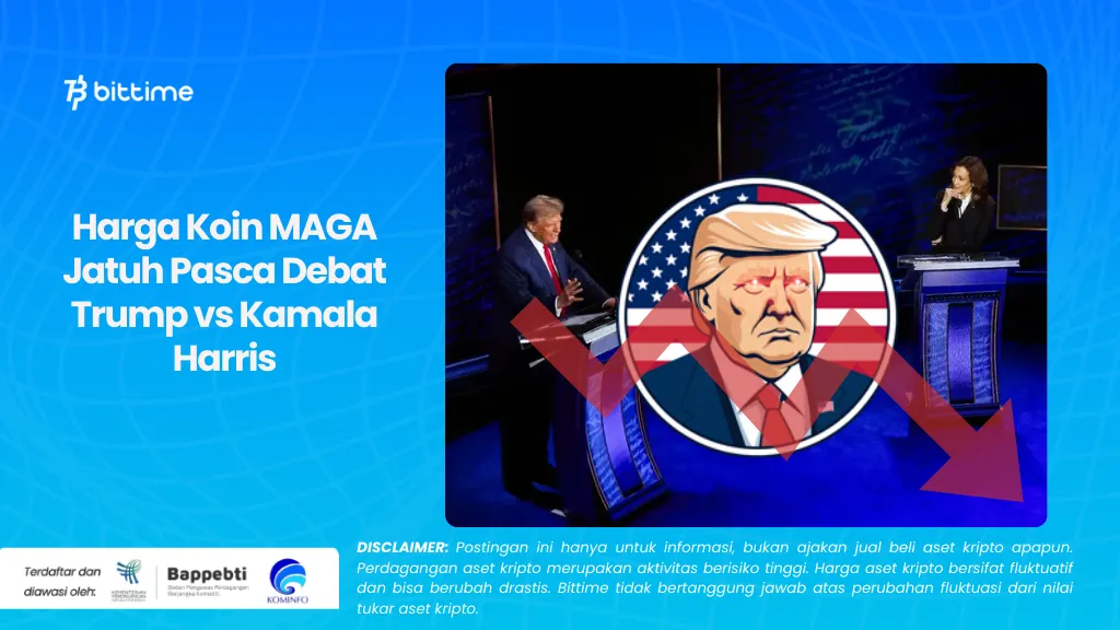 Harga-Koin-MAGA-Jatuh-Pasca-Debat-Trump-vs-Kamala-Harris.webp