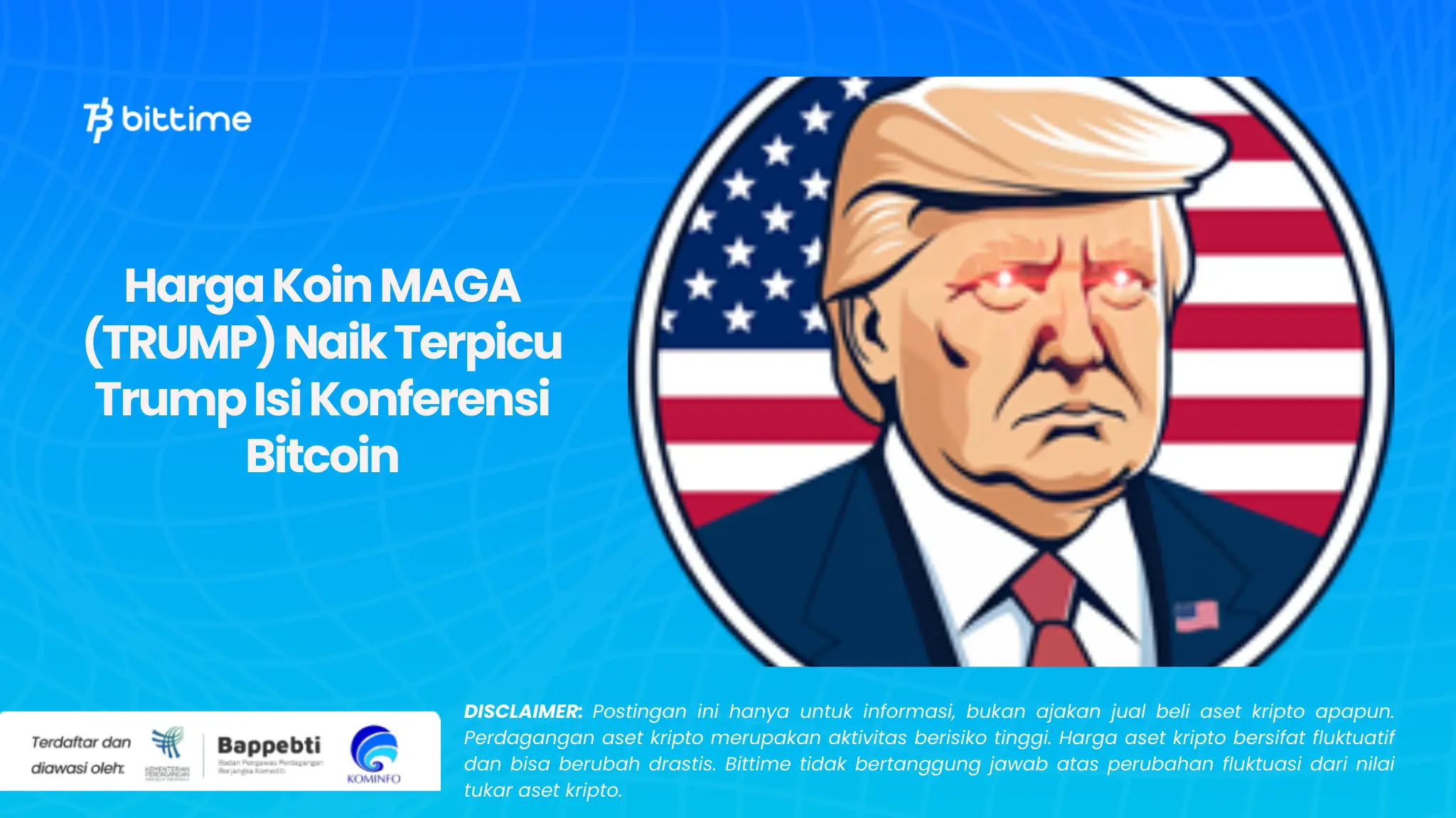 Harga Koin MAGA (TRUMP)  Naik Terpicu Trump Isi Konferensi Bitcoin