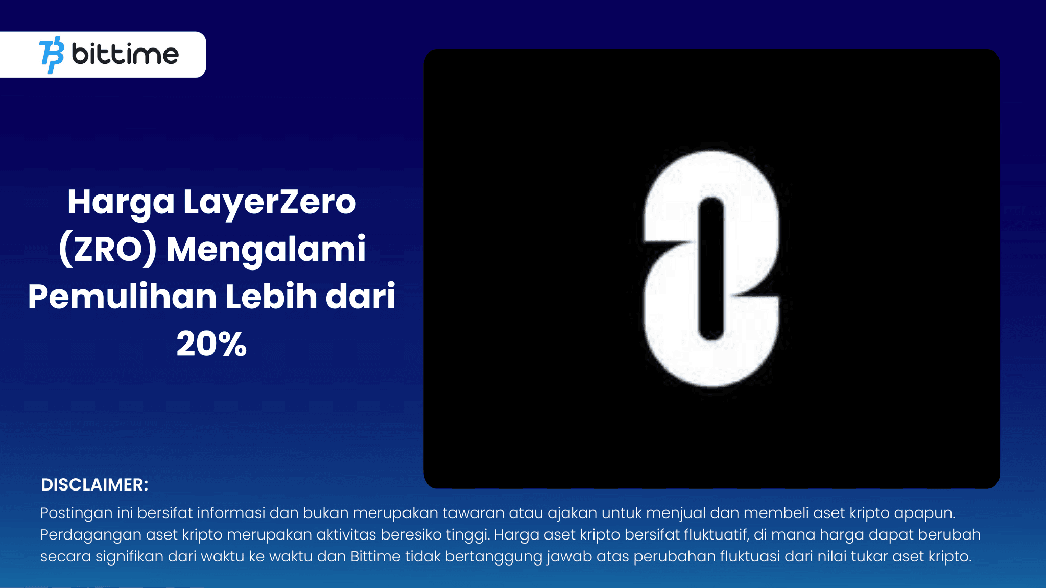 Harga LayerZero (ZRO) Mengalami Pemulihan Lebih dari 20%