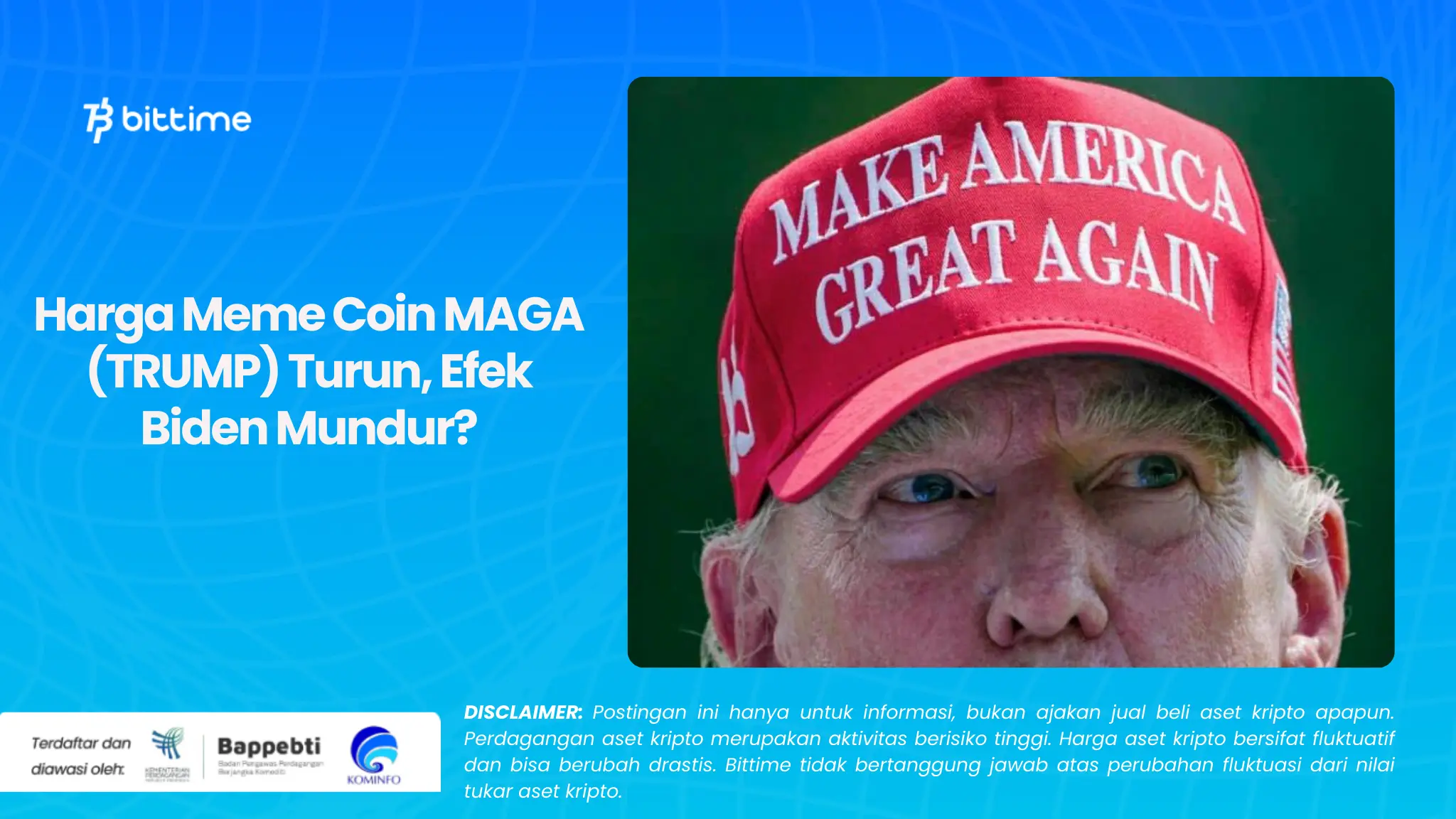 Harga Meme Coin MAGA (TRUMP) Turun, Efek Biden Mundur.webp