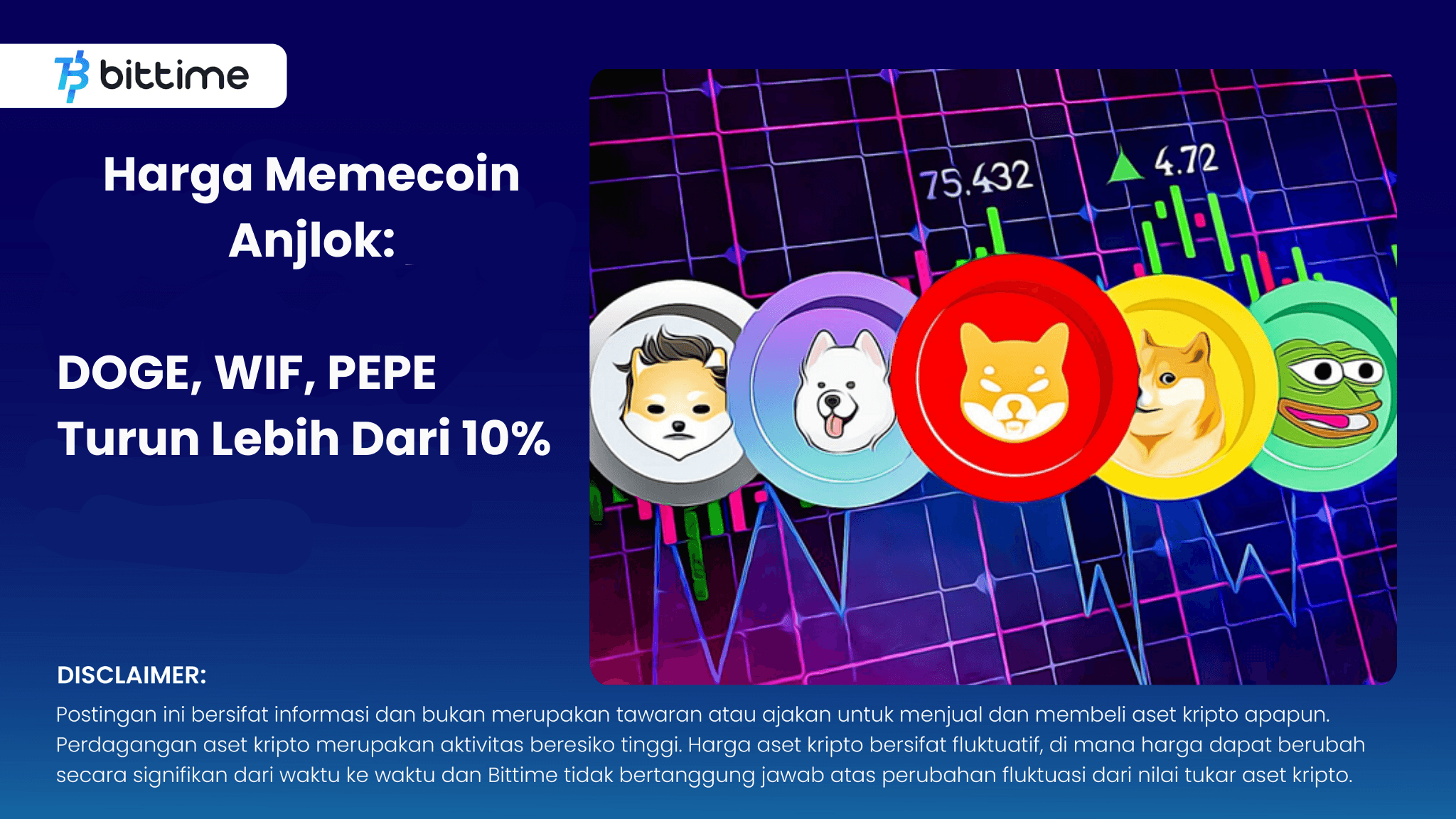 Harga Memecoin Anjlok - Bittime.png