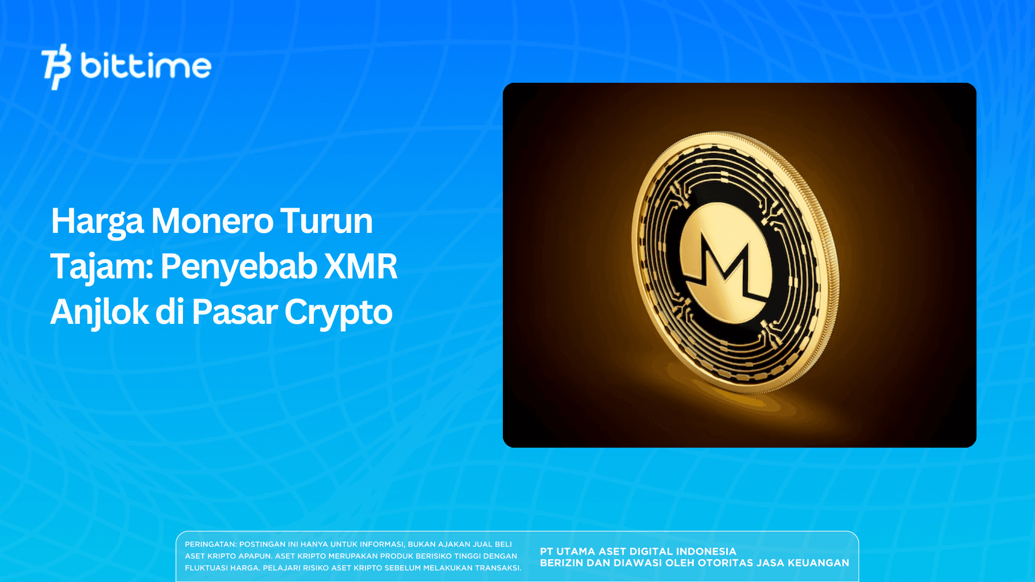 Monero Price Drops Sharply: Causes of XMR Crash in Crypto Market