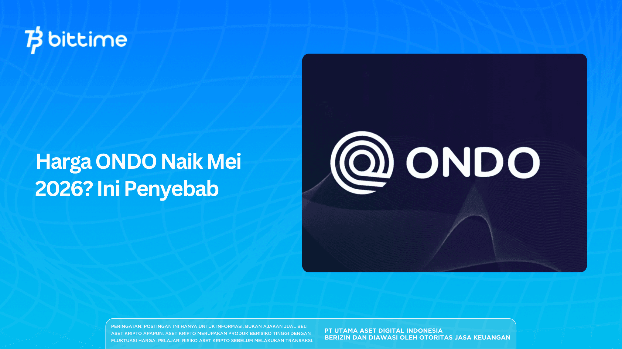 Harga ONDO Naik Mei 2026? Ini Penyebab 