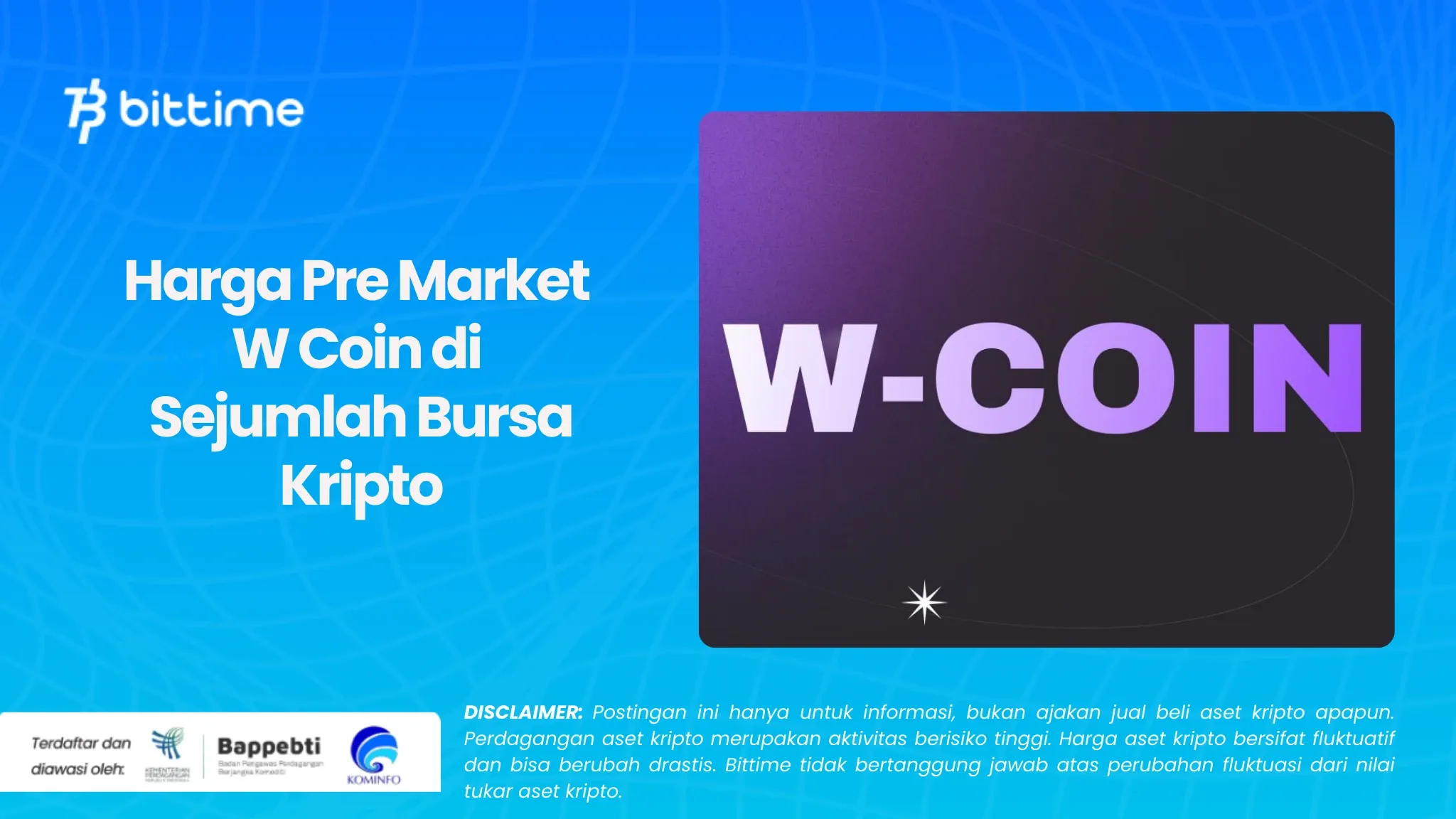 Harga Pre Market W Coin