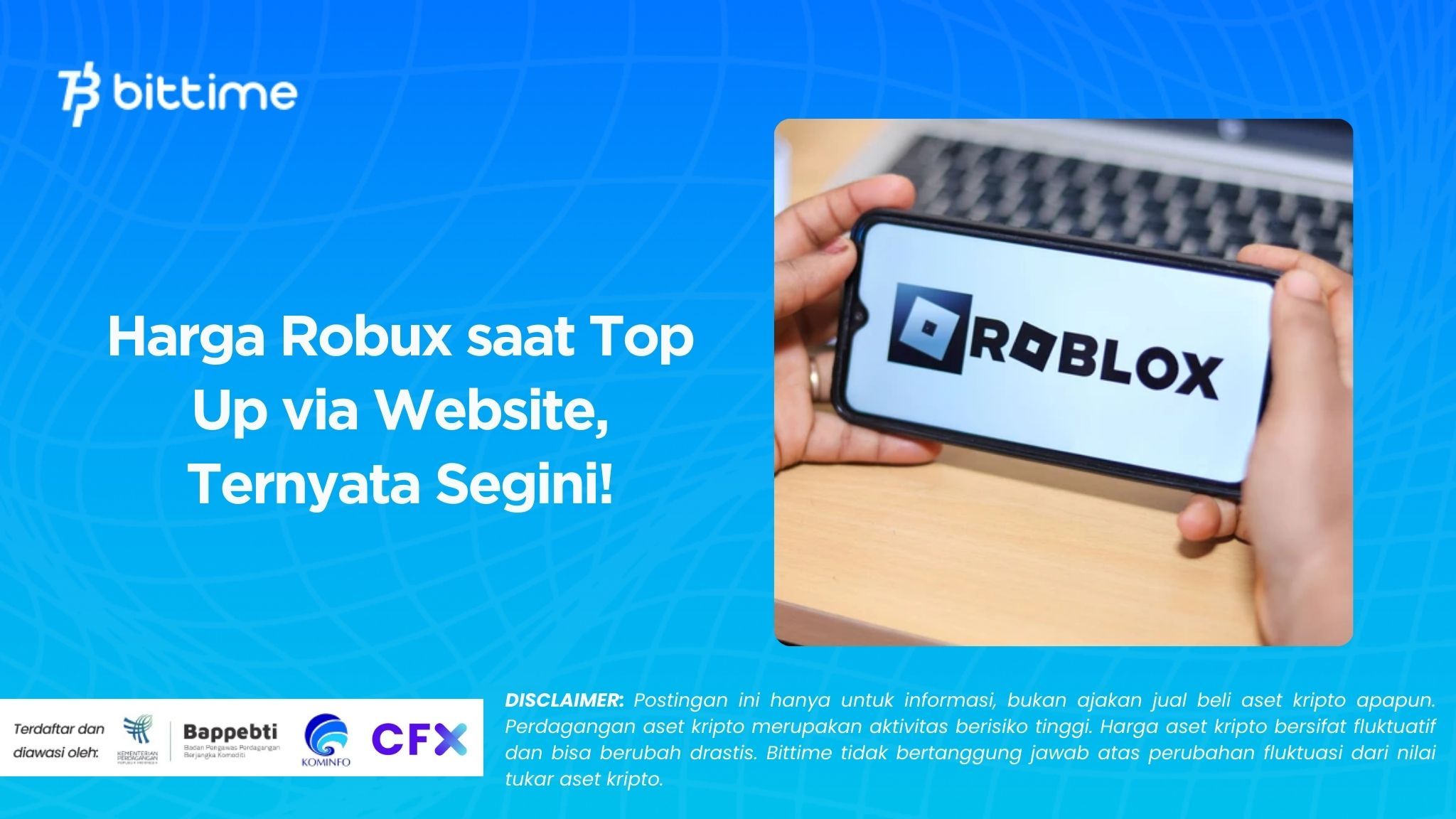 Harga Robux saat Top Up via Website, Ternyata Segini!