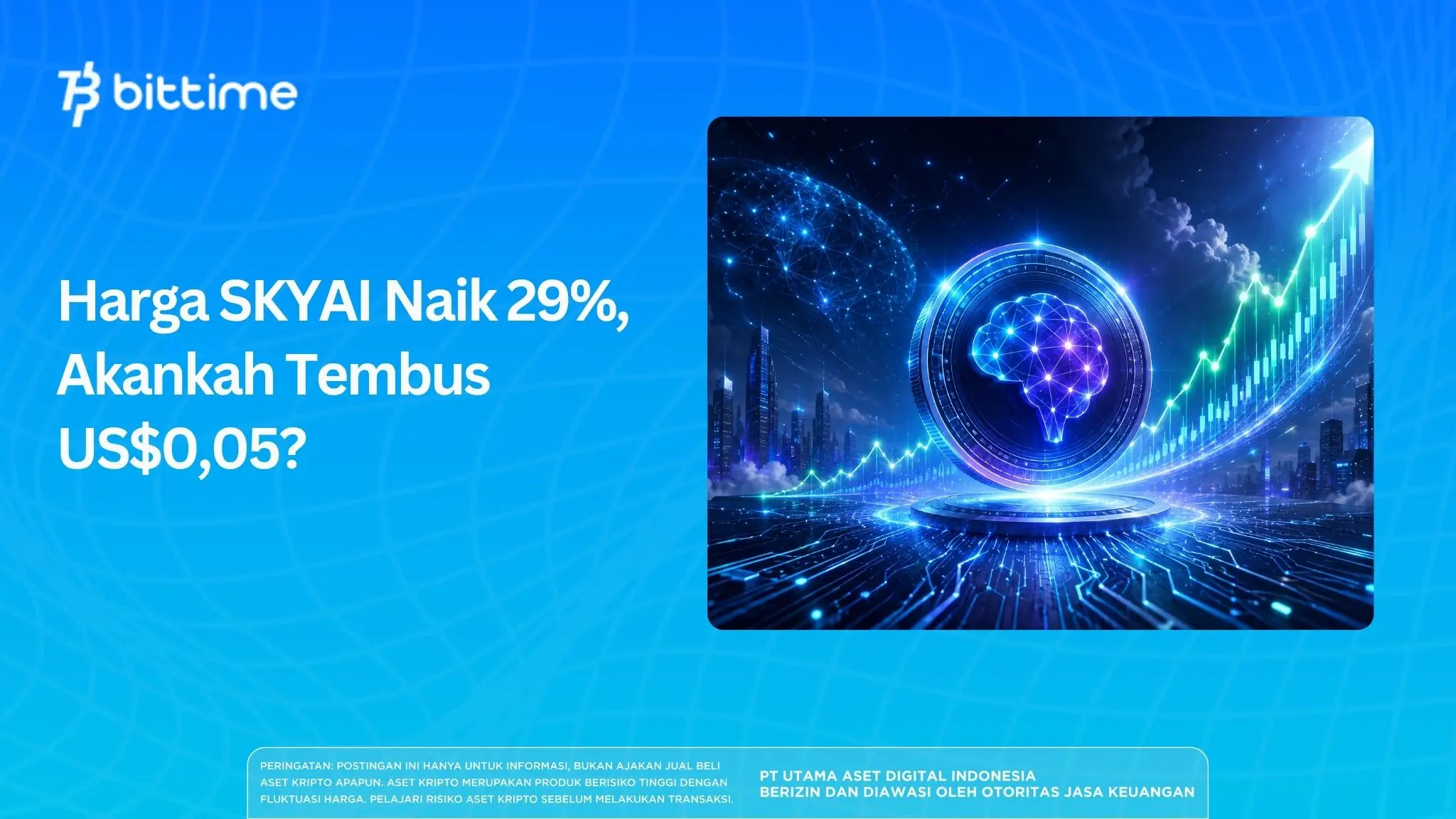 Harga SKYAI Naik 29%, Akankah Tembus US$0,05?