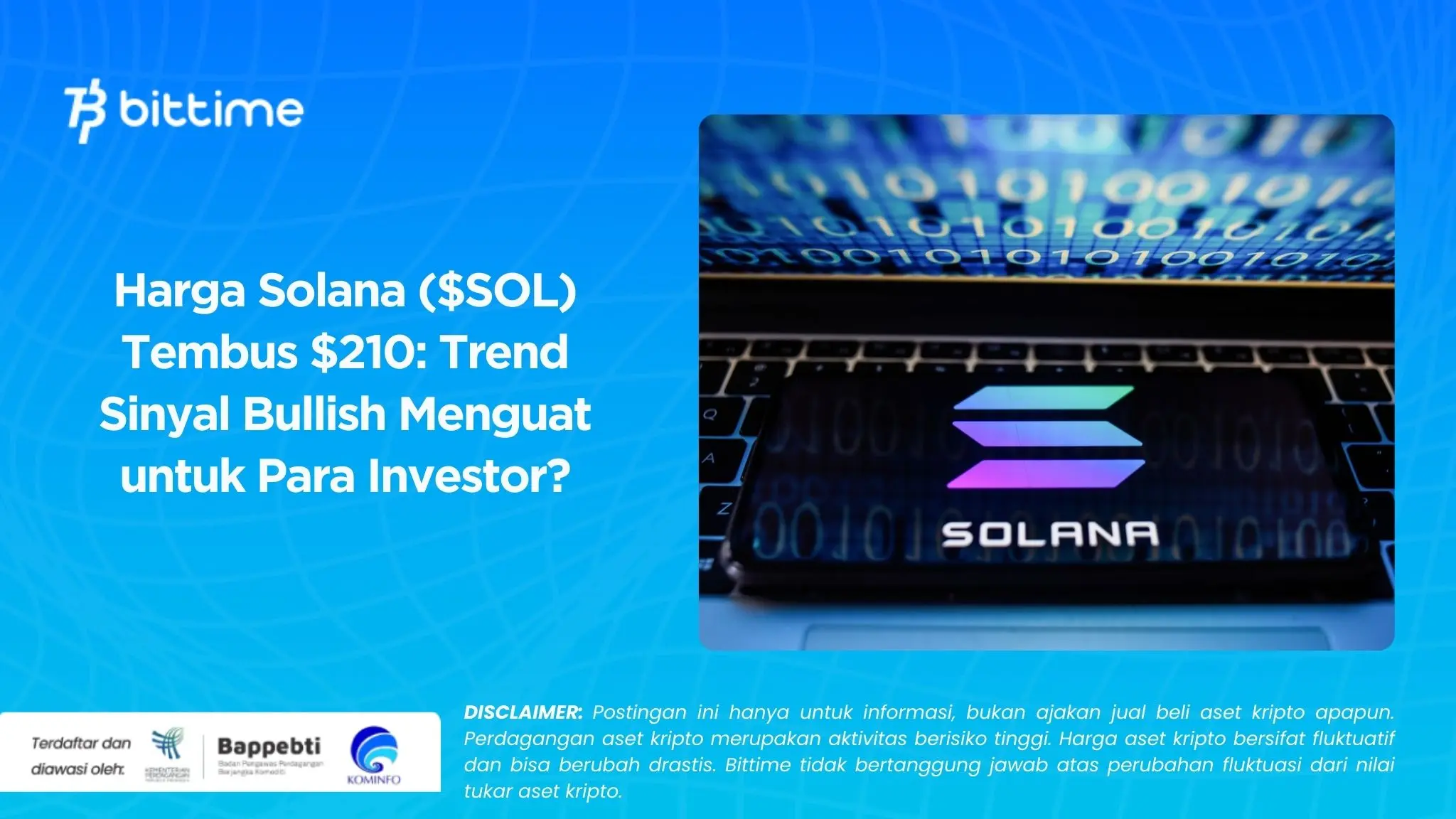 Harga Solana ($SOL) Tembus $210 Trend Sinyal Bullish Menguat untuk Para Investor.webp