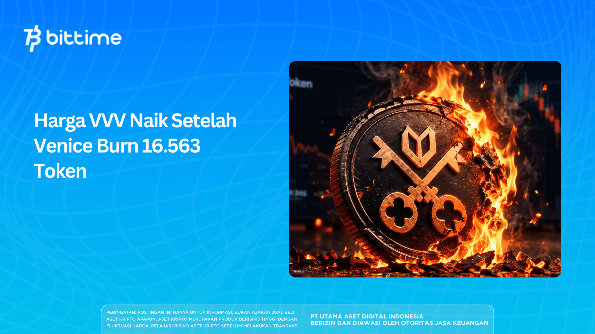 Harga VVV Naik Setelah Venice Burn 16.563 Token
