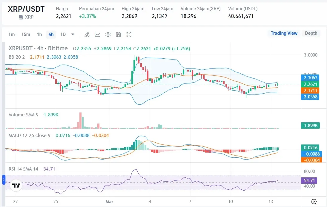 Prediksi Harga XRP 14 Maret 2025