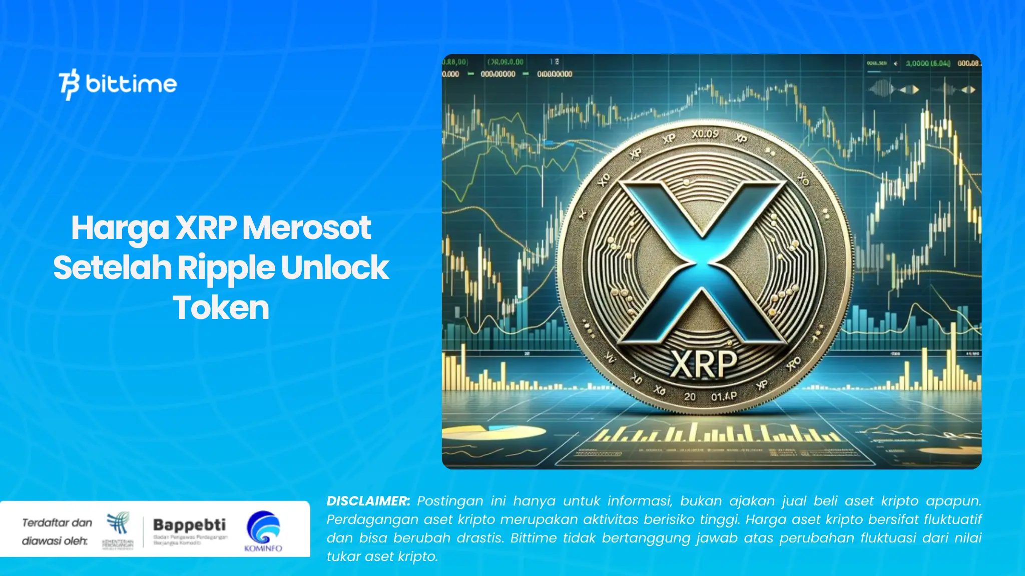 Harga XRP Merosot Setelah Ripple Unlock Token