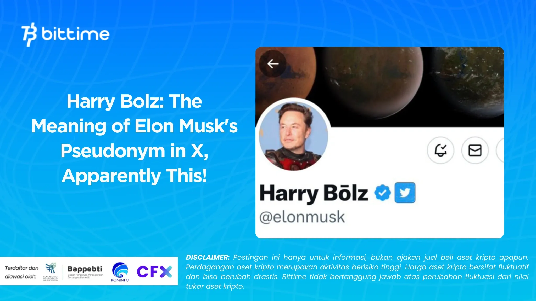 Harry Bolz Arti Nama Samaran Elon Musk di X, Rupanya Ini!.