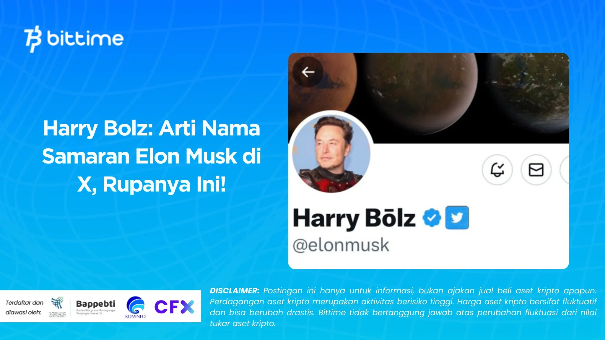 Harry Bolz Arti Nama Samaran Elon Musk di X, Rupanya Ini!.