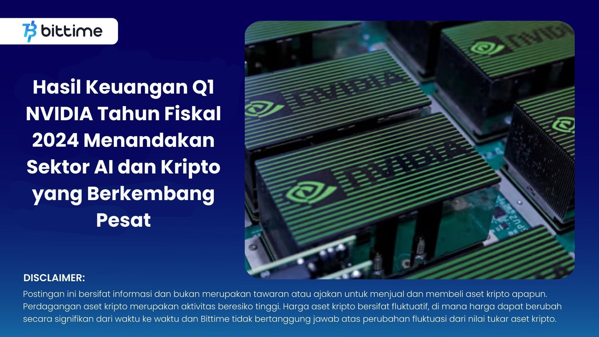 Hasil Keuangan Q1 NVIDIA Tahun Fiskal 2024 Menandakan Sektor AI dan Kripto yang Berkembang Pesat
