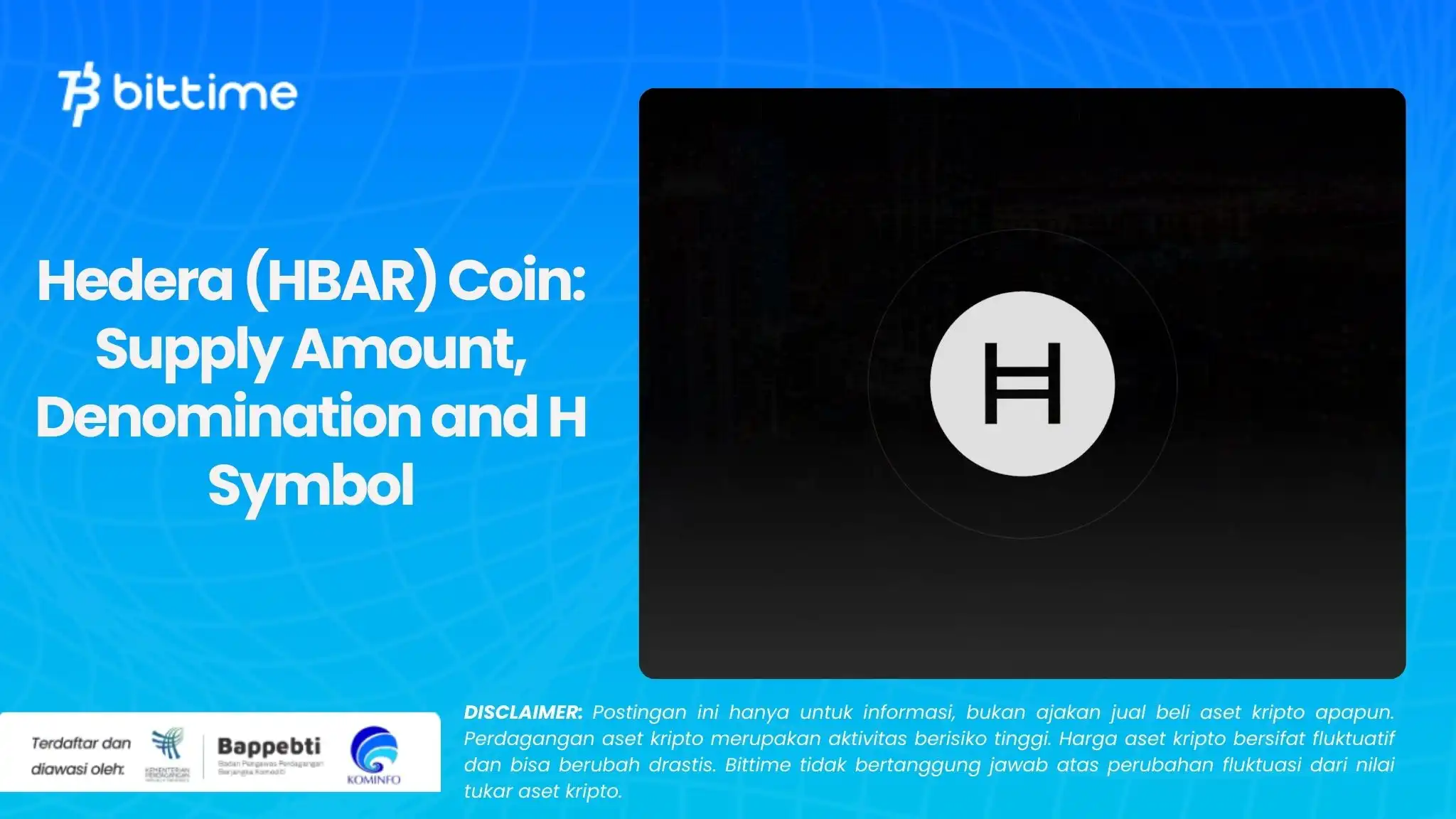 Hedera (HBAR) Coin Supply Amount, Denomination and H Symbol.webp