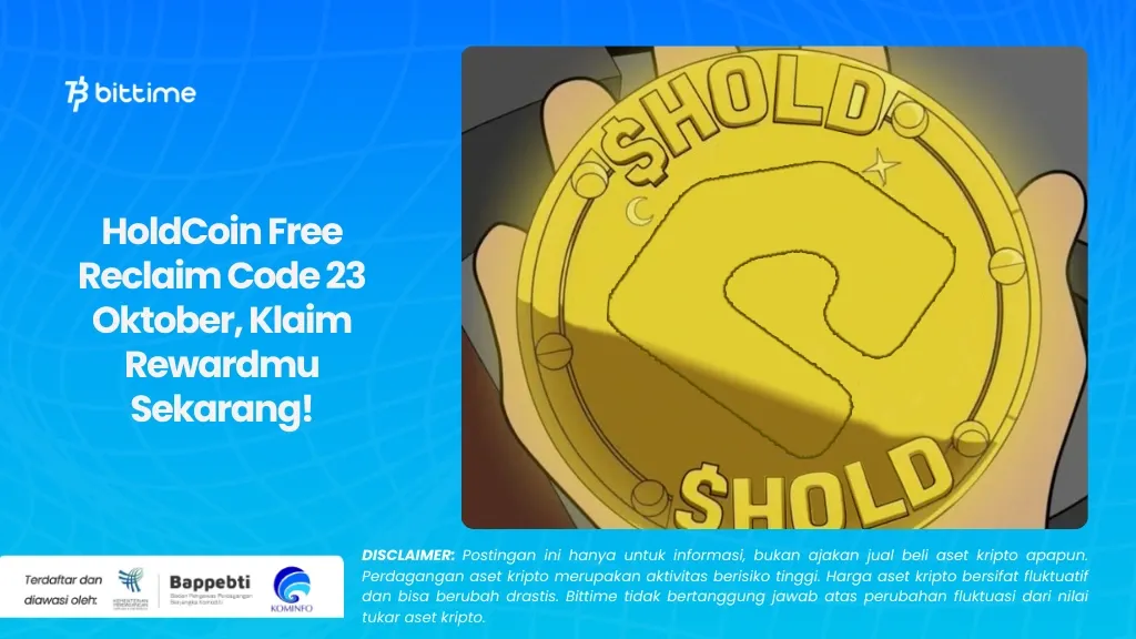 HoldCoin Free Reclaim Code 23 Oktober, Klaim Rewardmu Sekarang!.webp