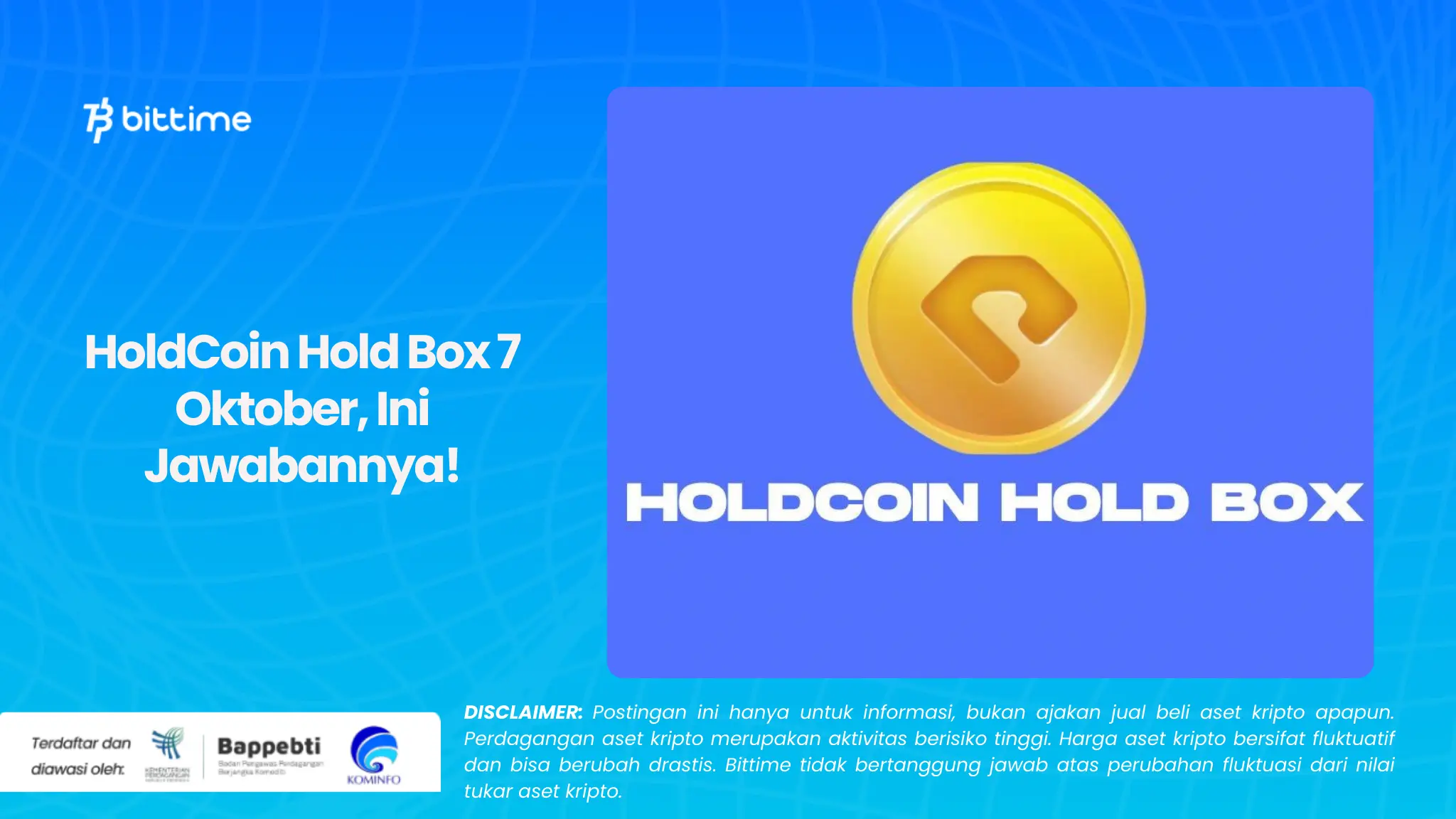 HoldCoin Hold Box 7 Oktober, Ini Jawabannya!