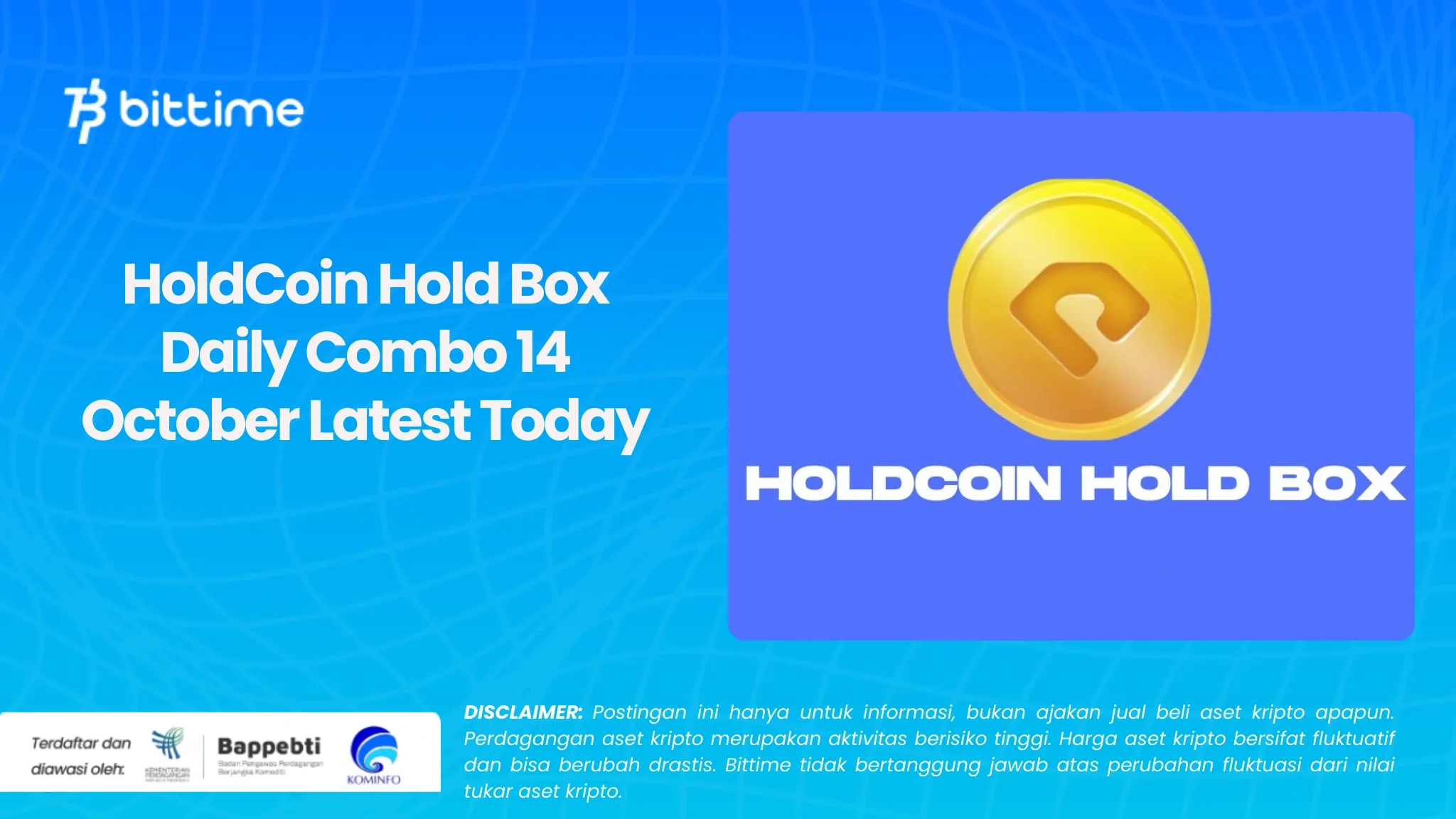 HoldCoin Hold Box Daily Combo 14 oktoberTerbaru Hari Ini