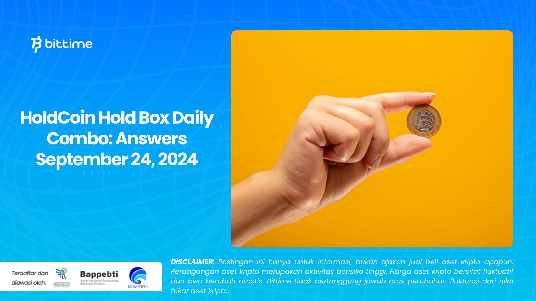 HoldCoin Hold Box Daily Combo Jawaban 24 September 2024