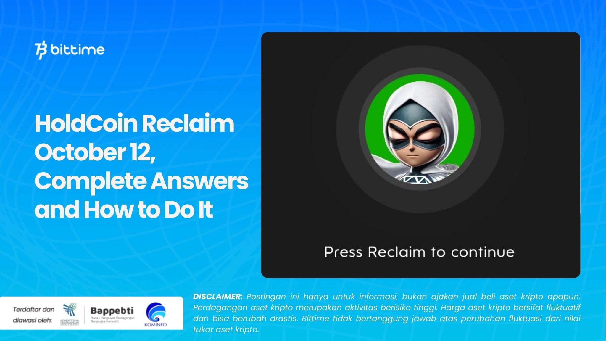 HoldCoin Reclaim October 12, Complete Answers and How to Do 