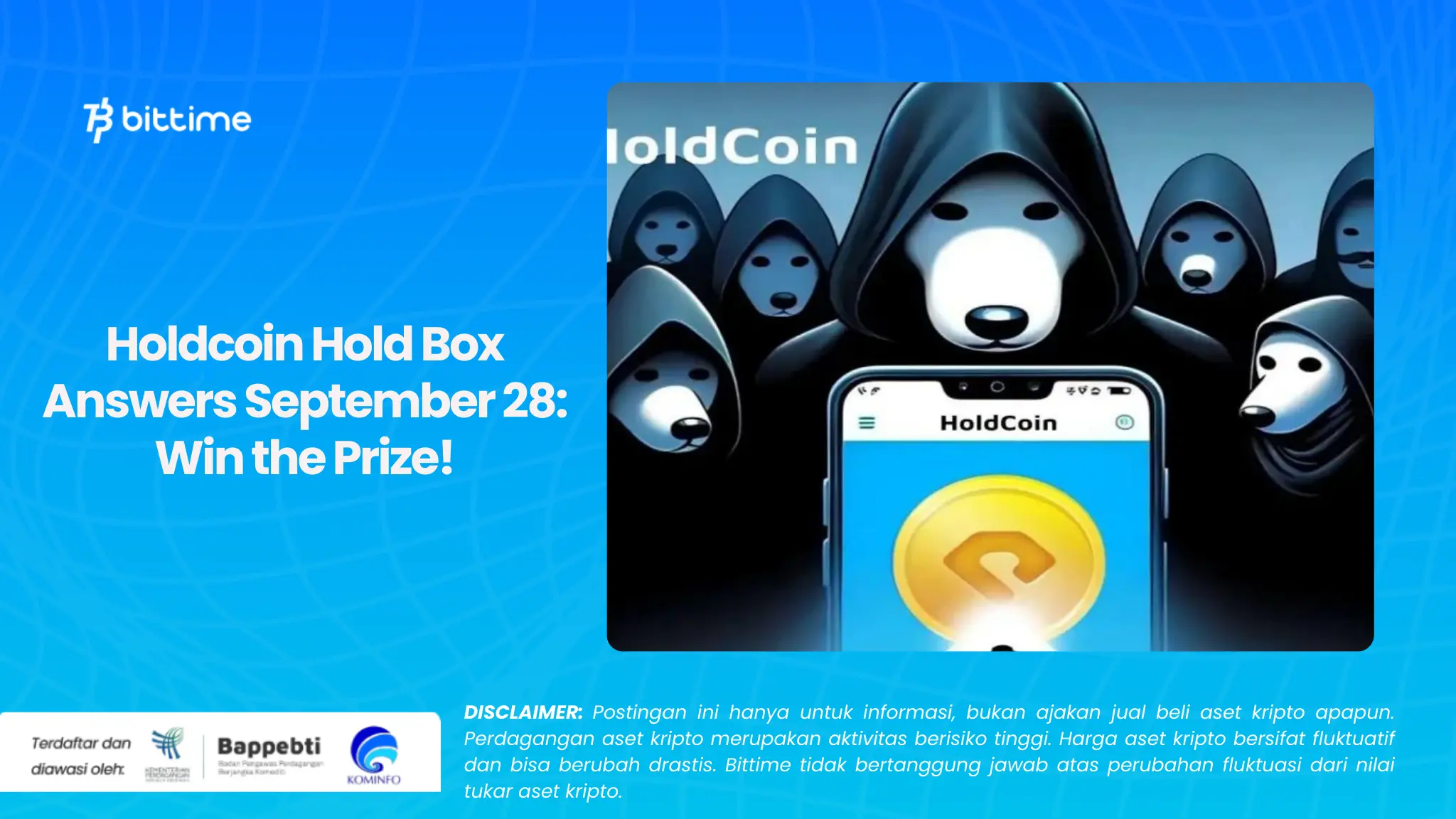 Holdcoin Hold Box Answers September 28: Win the Prize!