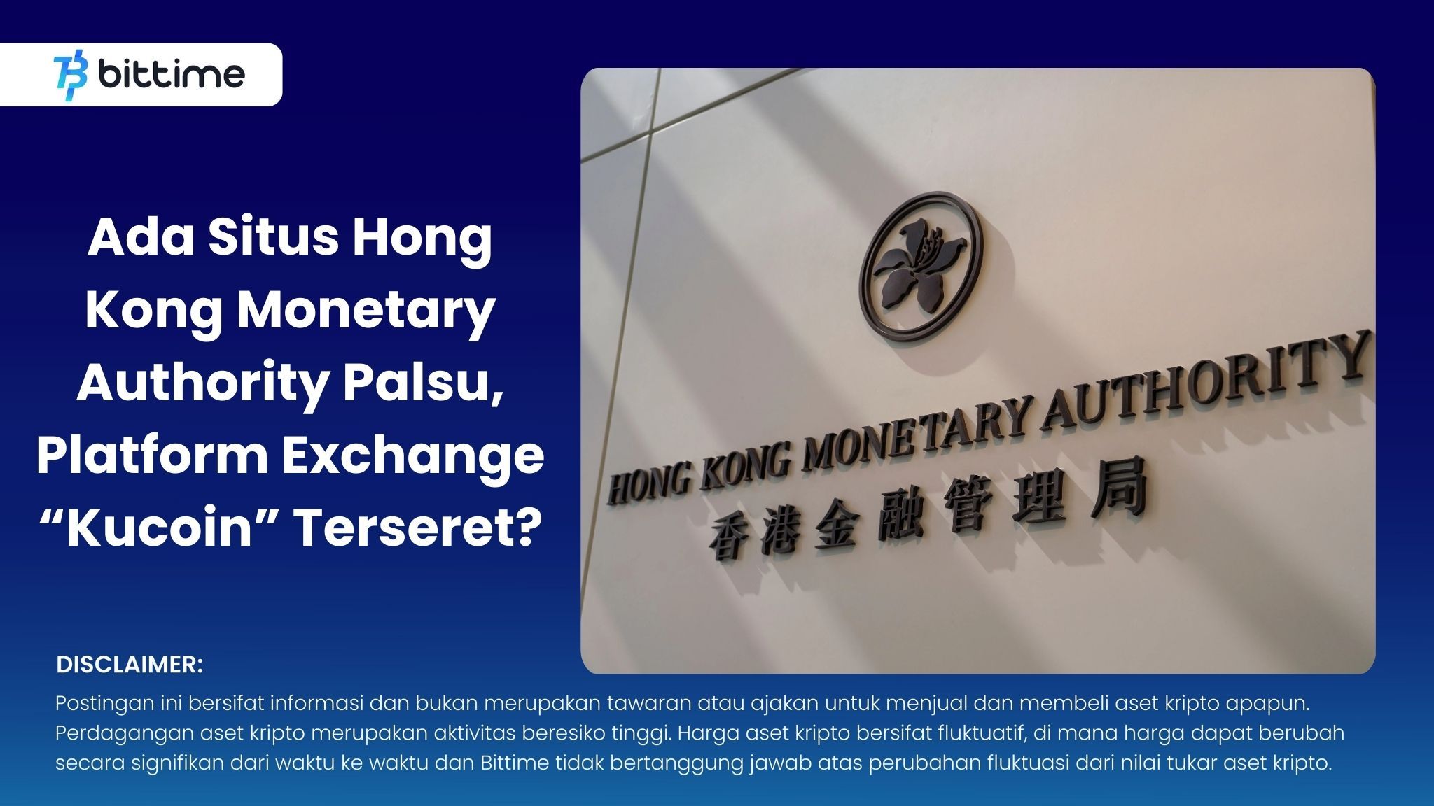 Ada Situs Hong Kong Monetary Authority Palsu, Platform Exchange “Kucoin” Terseret?