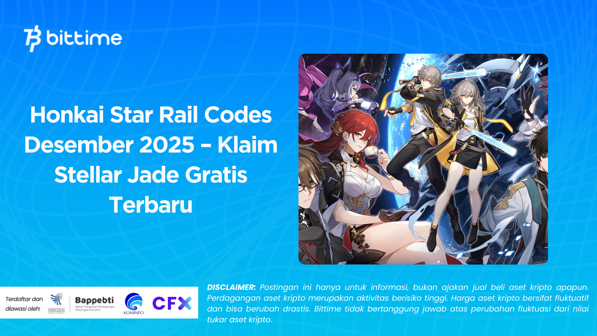 Honkai Star Rail Codes Desember 2025 – Klaim Stellar Jade Gratis Terbaru