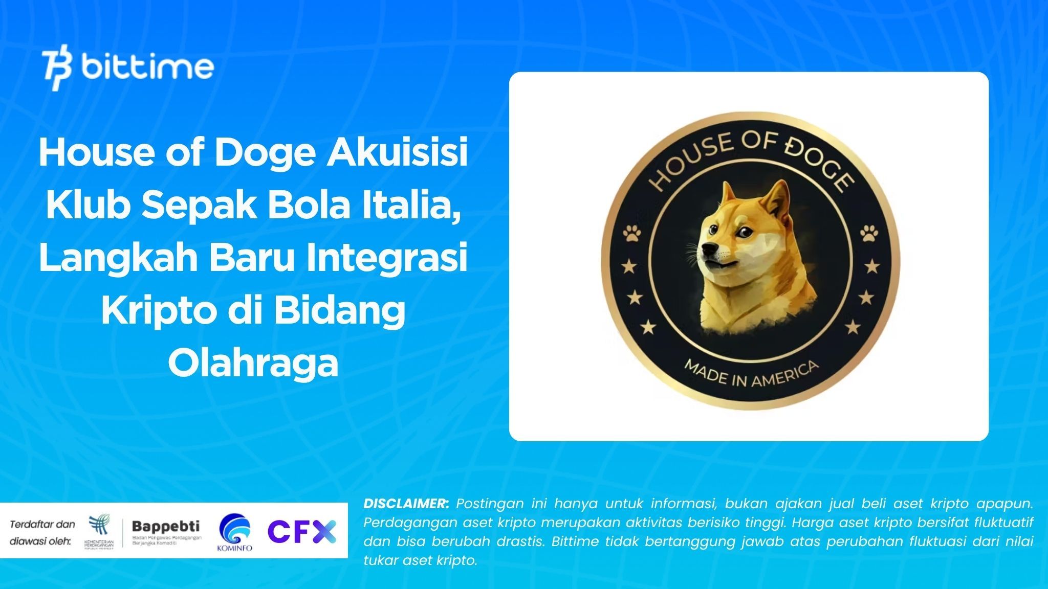 House of Doge Akuisisi Klub Sepak Bola Italia, Langkah Baru Integrasi Kripto di Bidang Olahraga