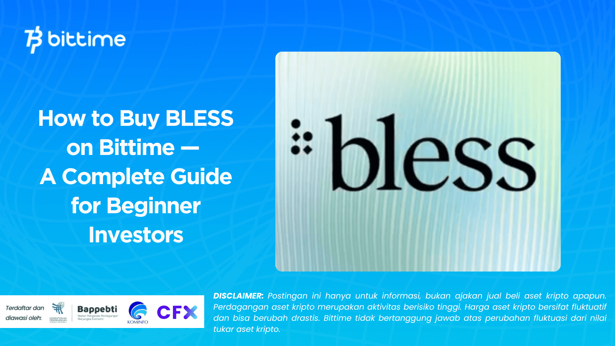 How to Buy BLESS on Bittime — A Complete Guide for Beginner Investors