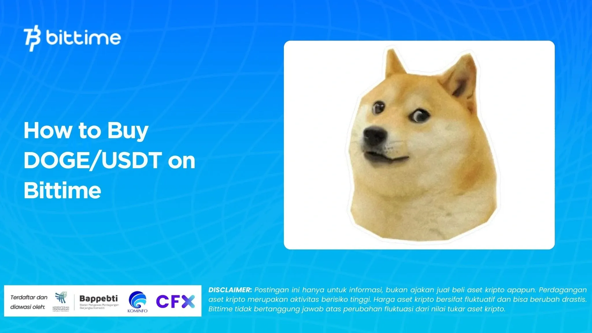 How to Buy DOGE/USDT on Bittime