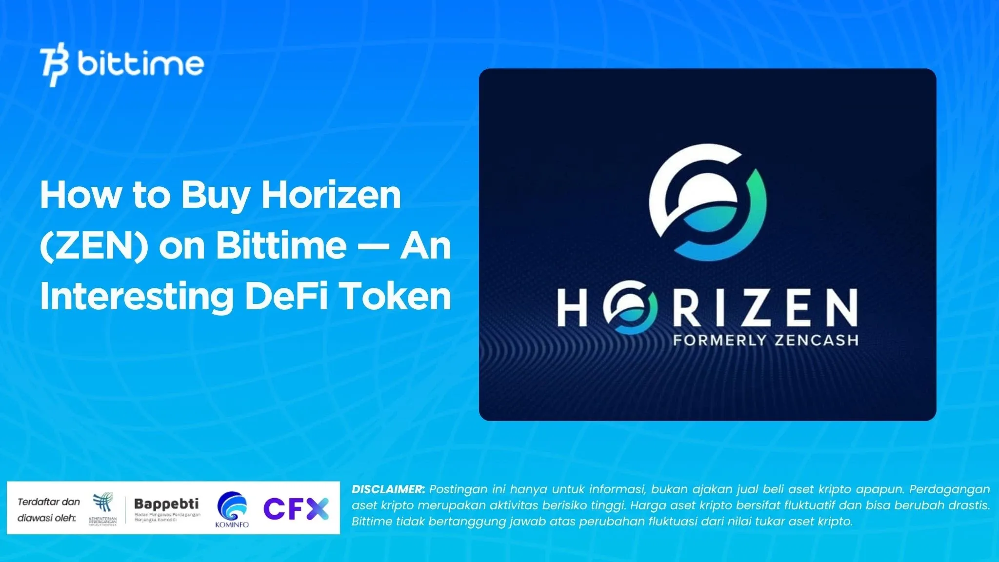 How to Buy Horizen (ZEN) on Bittime — An Interesting DeFi Token.webp