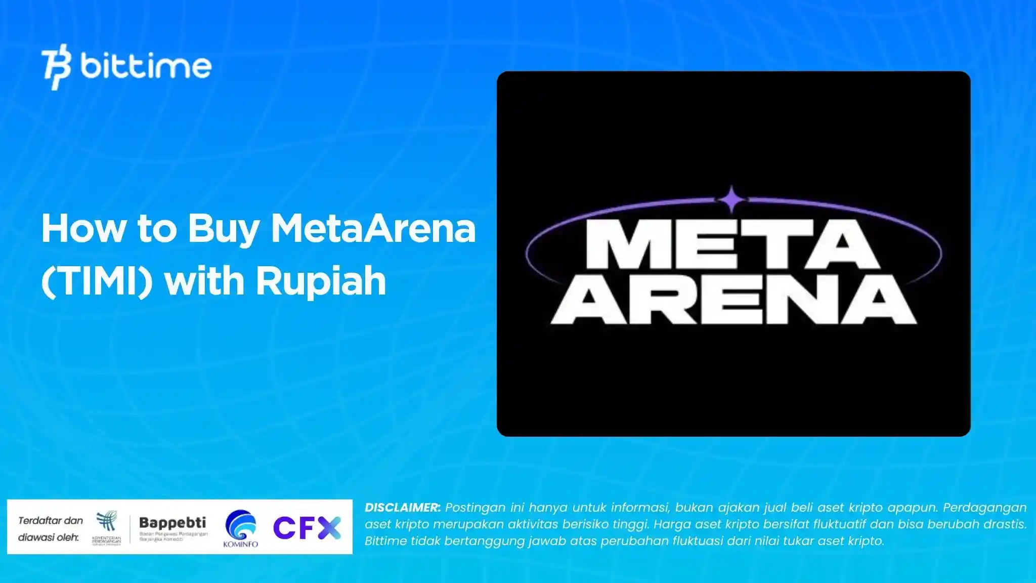 How to Buy MetaArena (TIMI) with Rupiah