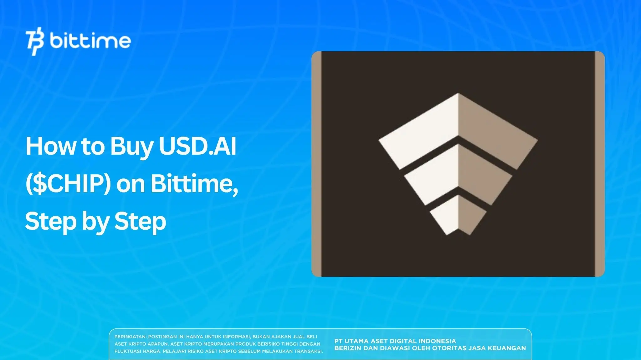 How to Buy USD.AI ($CHIP) on Bittime, Step by Step