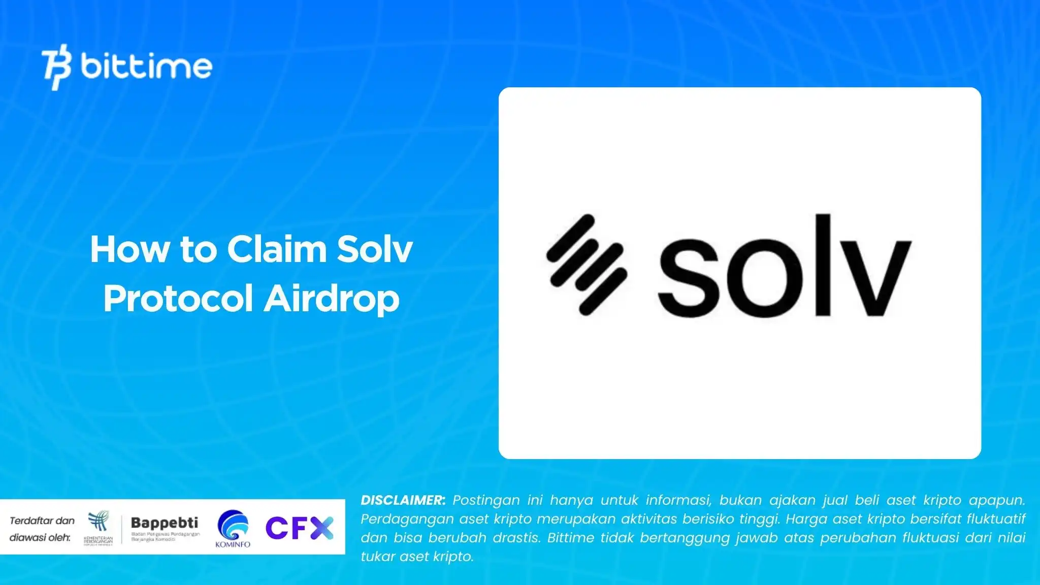How to Claim Solv Protocol Airdrop