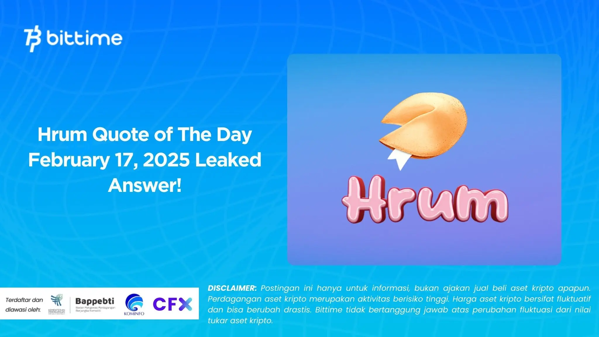 Hrum Quote of The Day 17 February 2025 Leaked Answer!
