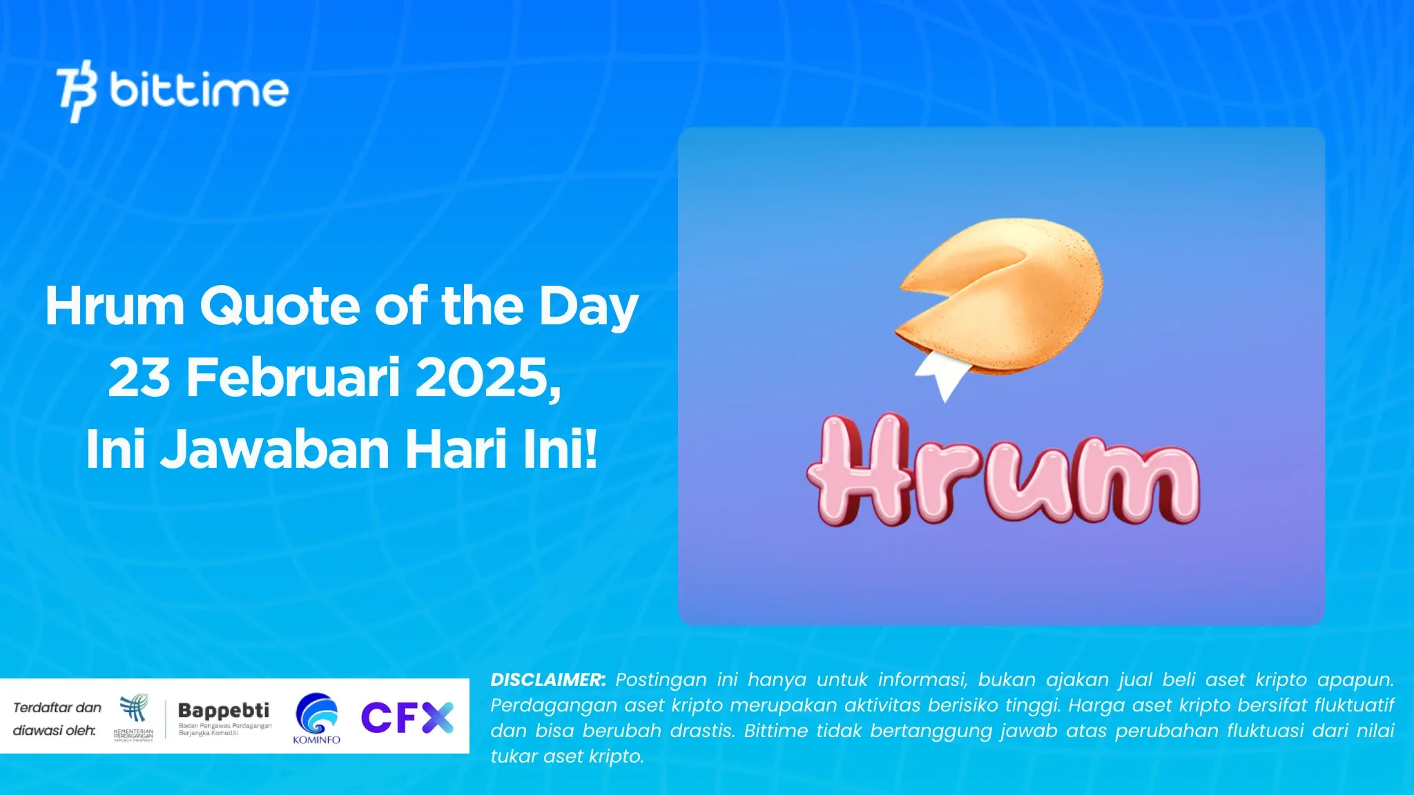 Hrum Quote of the Day 23 Februari 2025