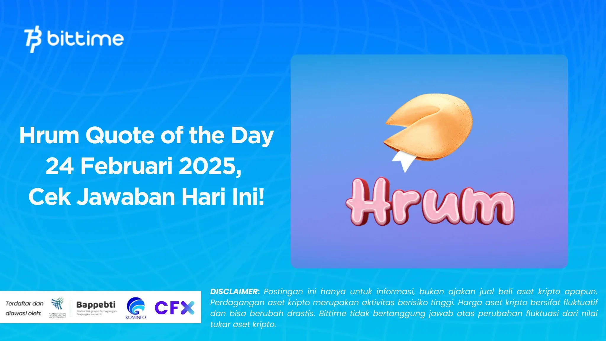Hrum Quote of the Day 24 Februari 2025