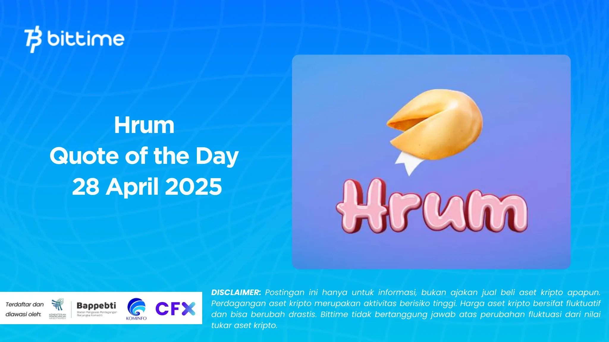 Hrum Quote of the Day 28 April 2025