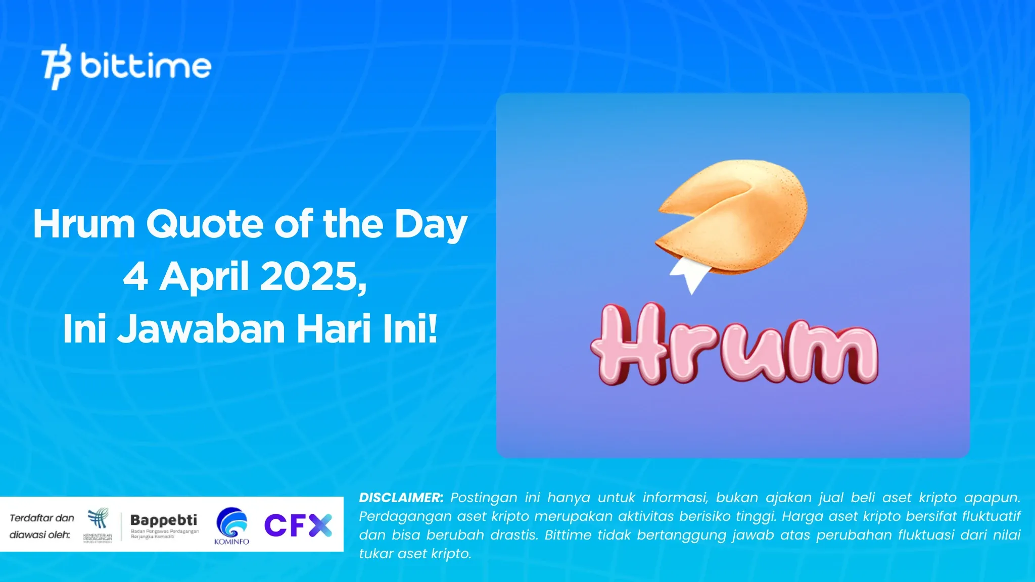 Hrum Quote of the Day 4 April 2025, Ini Jawaban Hari Ini!