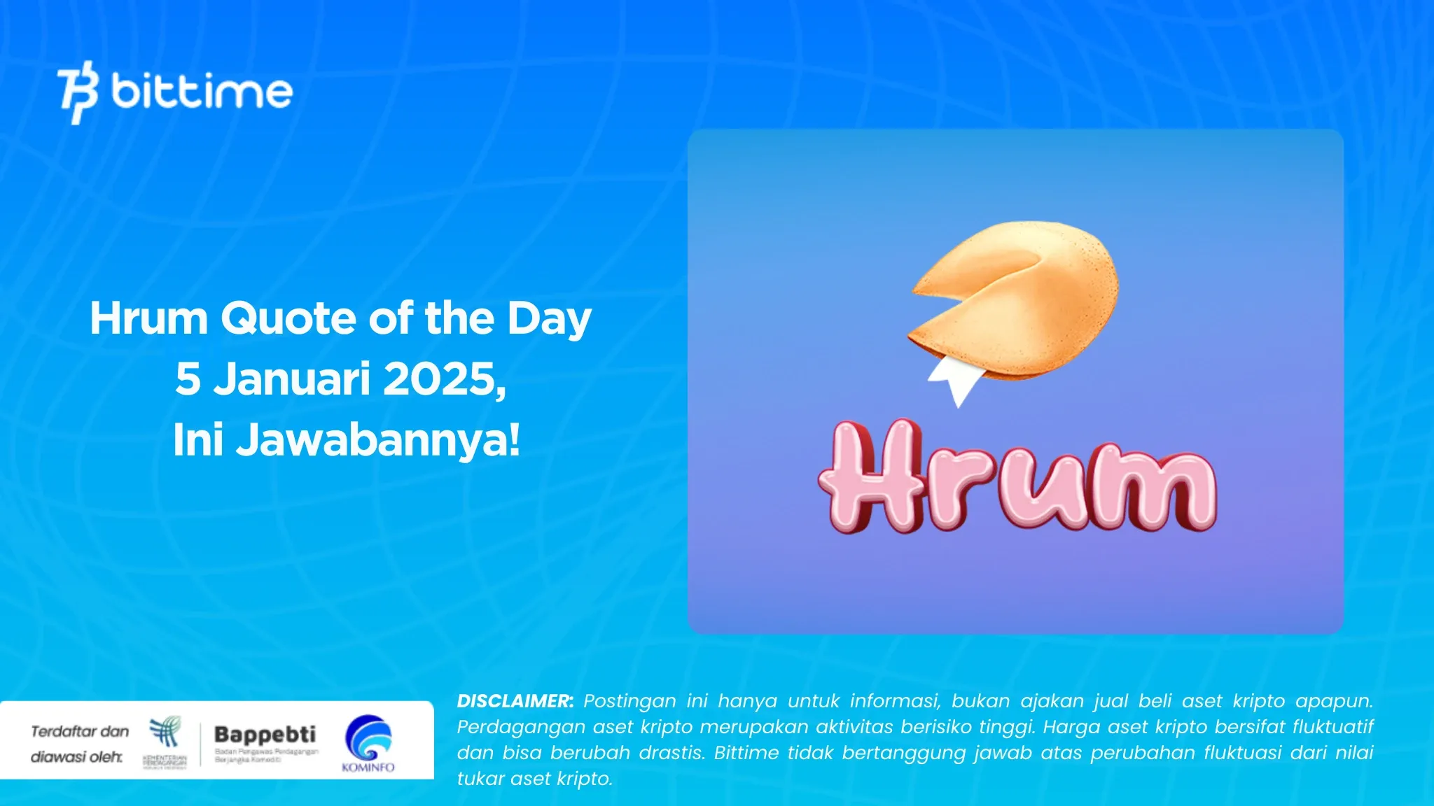 Hrum Quote of the Day 5 Januari 2025